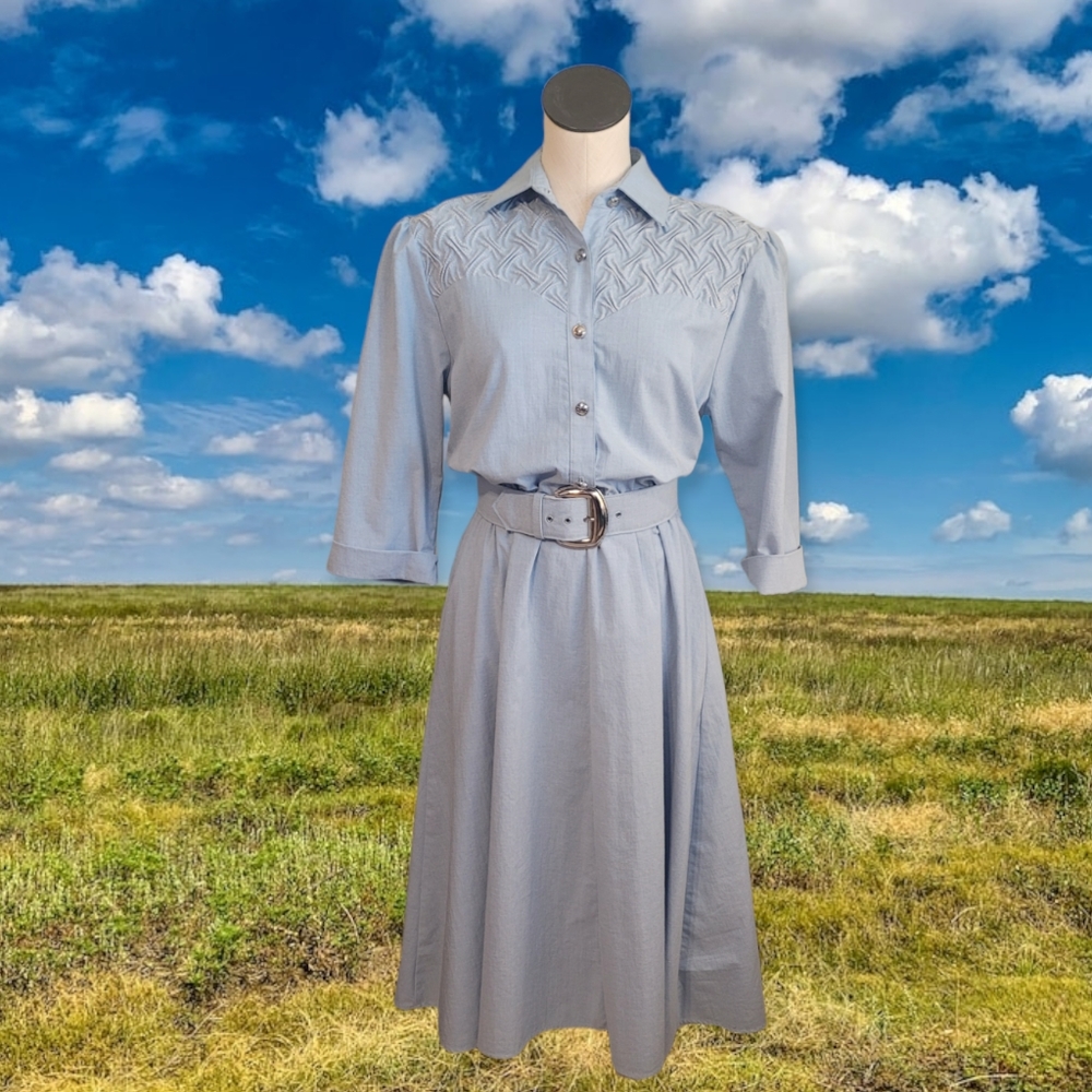 Vintage 80s County Dress